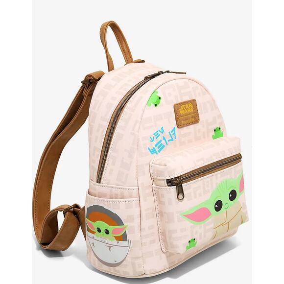 Loungefly Star Wars The Mandalorian Chibi Child Mini Backpack main image 4